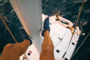 up the mast